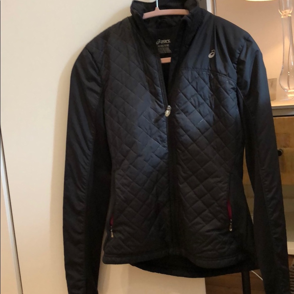 @asics winter running coat -XS - fleece lined